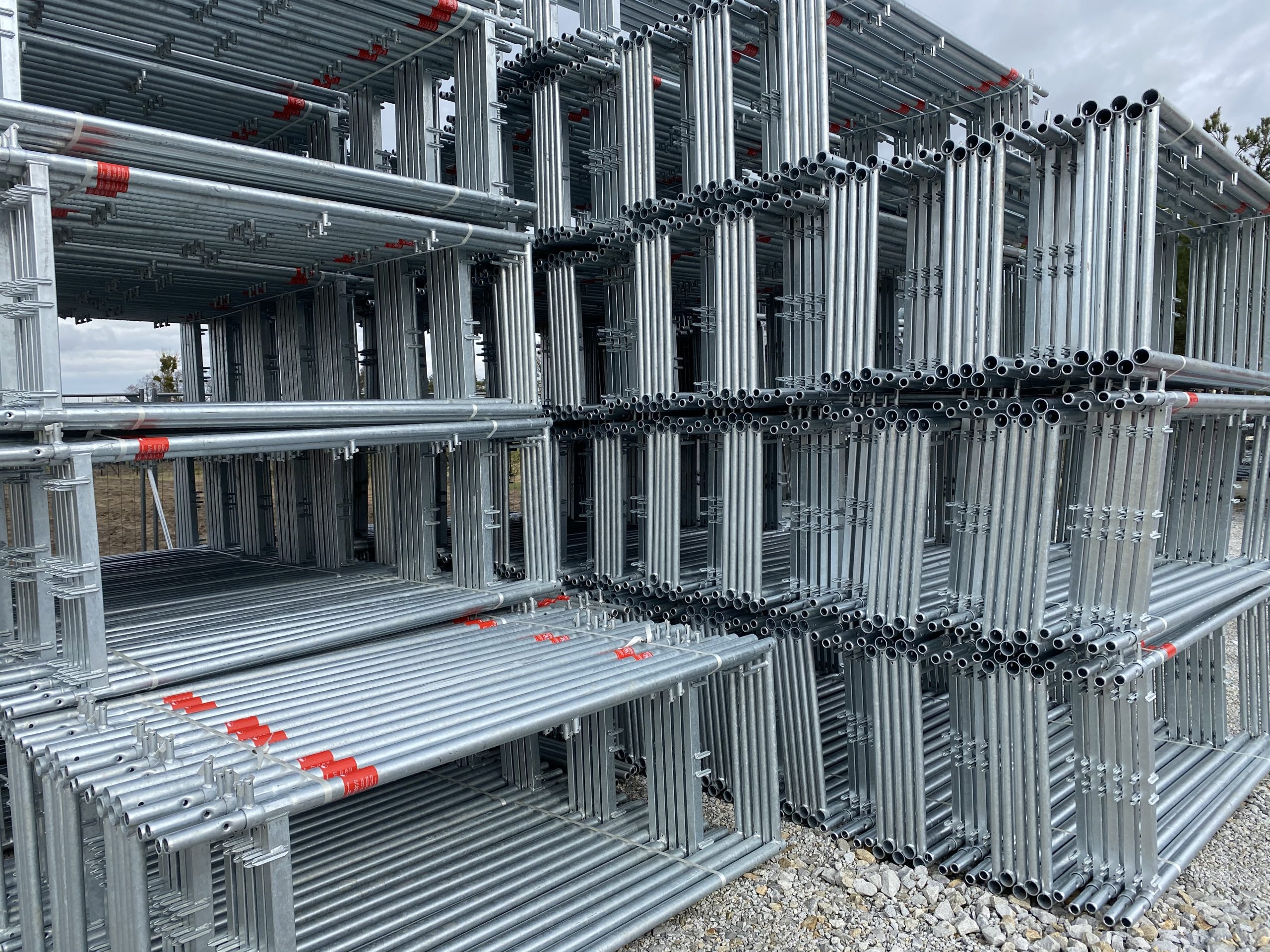 123x8m Fassadengerüst Stahlgerüst